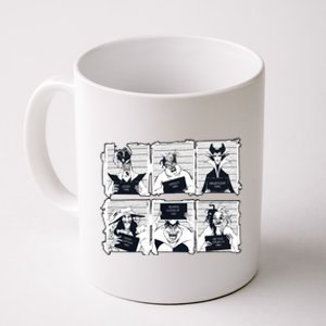 Retro 90s Villains Funny Villain Friends Bad Witches Club Halloween Coffee Mug