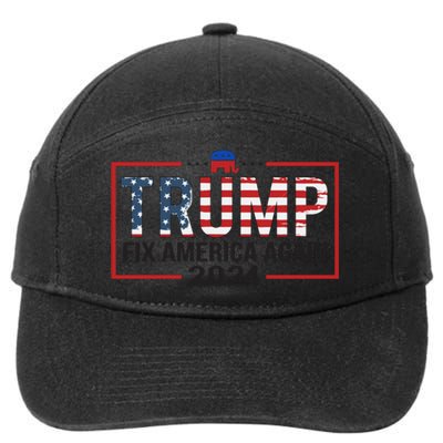 Rejuvenate America 2024 Patriotic Theme 7-Panel Snapback Hat