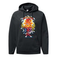 Rangers Awesome 5th Birthday Mini Action Shot Performance Fleece Hoodie