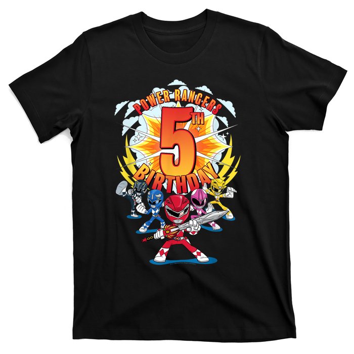 Rangers Awesome 5th Birthday Mini Action Shot T-Shirt