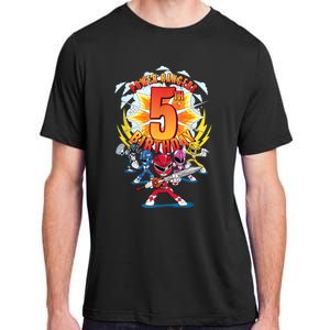 Rangers Awesome 5th Birthday Mini Action Shot Adult ChromaSoft Performance T-Shirt