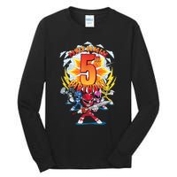 Rangers Awesome 5th Birthday Mini Action Shot Tall Long Sleeve T-Shirt