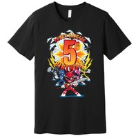 Rangers Awesome 5th Birthday Mini Action Shot Premium T-Shirt