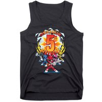 Rangers Awesome 5th Birthday Mini Action Shot Tank Top