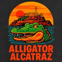 Retro Alligator Alcatraz Cool Comfort Performance Bucket Hat