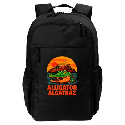 Retro Alligator Alcatraz Backpack