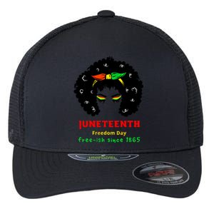 Retro African American Black Ecipation Day Freeish Funny Gift Flexfit Unipanel Trucker Cap