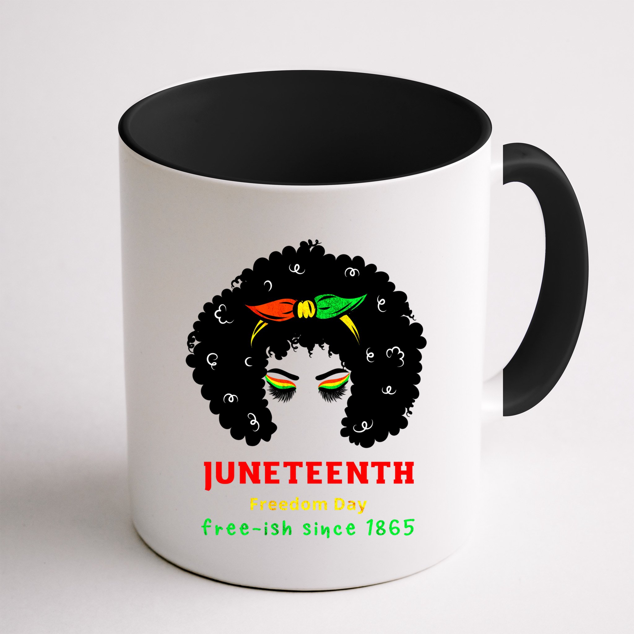 Retro African American Black Ecipation Day Freeish Funny Gift Mug