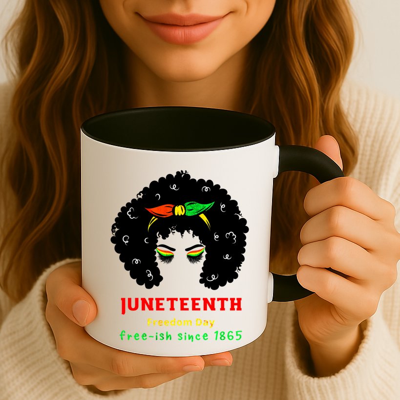 Retro African American Black Ecipation Day Freeish Funny Gift Mug