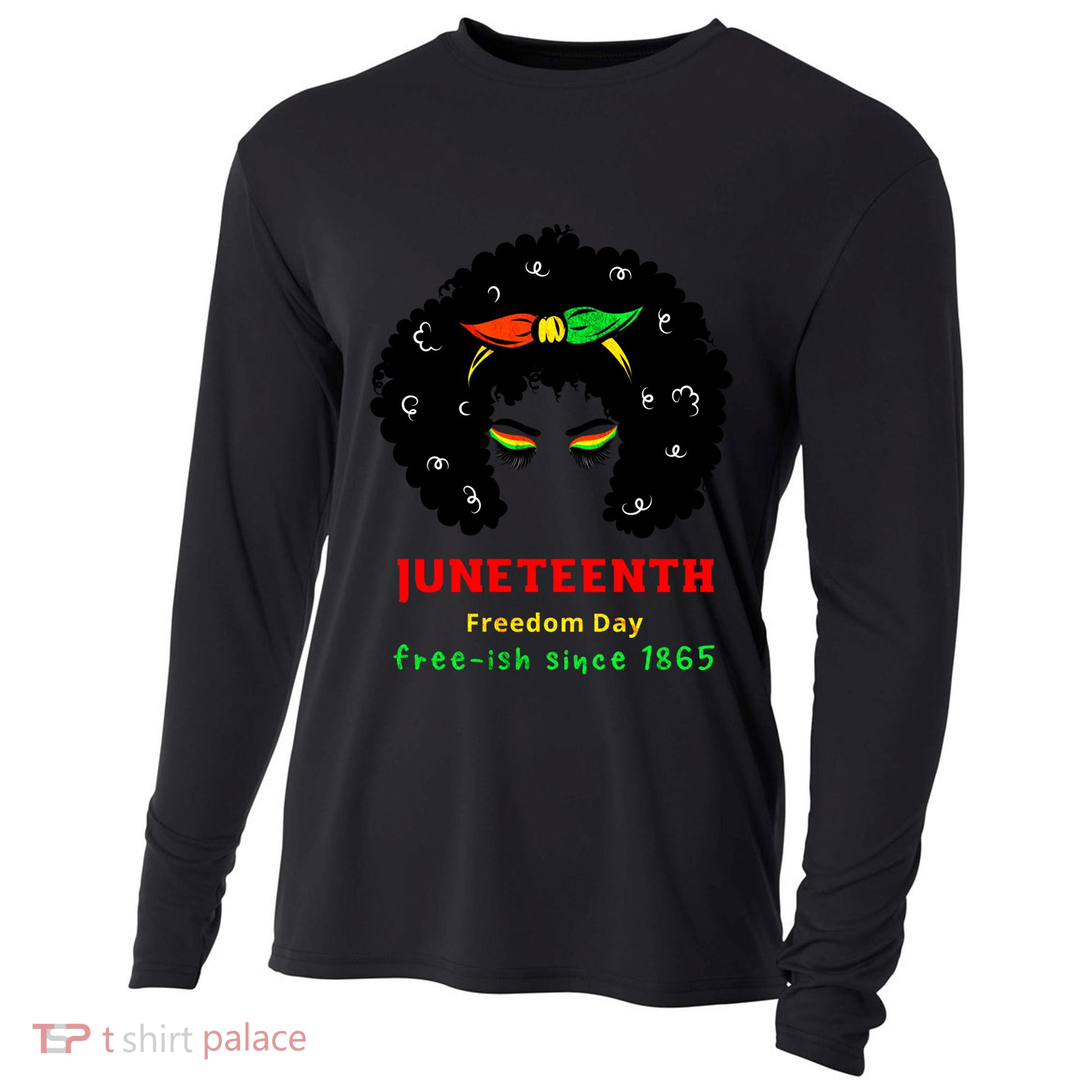 Retro African American Black Ecipation Day Freeish Funny Gift Cooling Performance Long Sleeve Crew