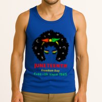 Retro African American Black Ecipation Day Freeish Funny Gift Tank Top