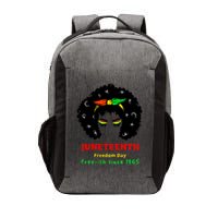 Retro African American Black Ecipation Day Freeish Funny Gift Vector Backpack