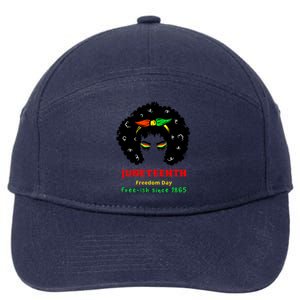 Retro African American Black Ecipation Day Freeish Funny Gift 7-Panel Snapback Hat