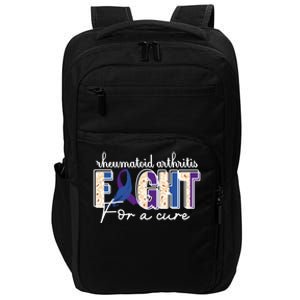 Rheumatoid Arthritis Awareness Ribbon Family Support Meaningful Gift Impact Tech Backpack