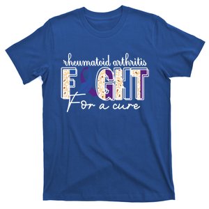 Rheumatoid Arthritis Awareness Ribbon Family Support Meaningful Gift T-Shirt