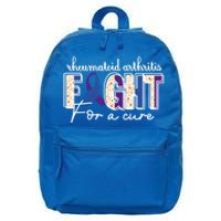 Rheumatoid Arthritis Awareness Ribbon Family Support Meaningful Gift 16 in Basic Backpack