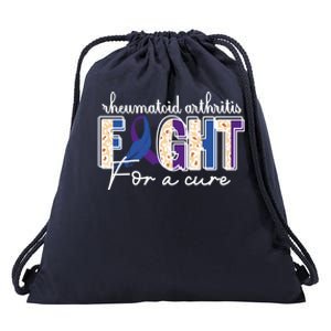 Rheumatoid Arthritis Awareness Ribbon Family Support Meaningful Gift Drawstring Bag