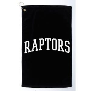 Raptors Athletic Arch College University Alumni Platinum Collection Golf Towel