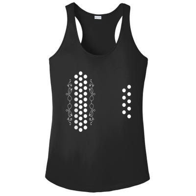 Retro Air Accordion Player Choir Musician Men Women Ladies PosiCharge Competitor Racerback Tank