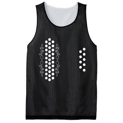 Retro Air Accordion Player Choir Musician Men Women Mesh Reversible Basketball Jersey Tank