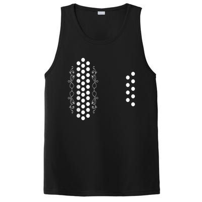 Retro Air Accordion Player Choir Musician Men Women PosiCharge Competitor Tank