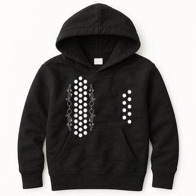 Retro Air Accordion Player Choir Musician Men Women Kids Hoodie