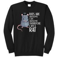 Rats Are Awesome Funny Rat Lover Apparel Sweatshirt