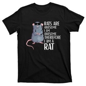 Rats Are Awesome Funny Rat Lover Apparel T-Shirt