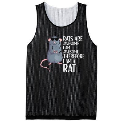 Rats Are Awesome Funny Rat Lover Apparel Mesh Reversible Basketball Jersey Tank