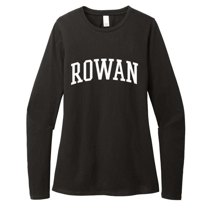 Rowan Athletic Arch College University Alumni Womens CVC Long Sleeve Shirt