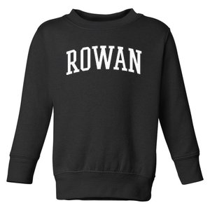 Rowan Athletic Arch College University Alumni Toddler Sweatshirt