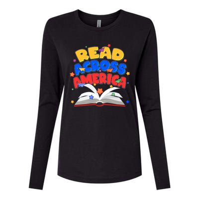 Read Across America Book Lover Womens Cotton Relaxed Long Sleeve T-Shirt