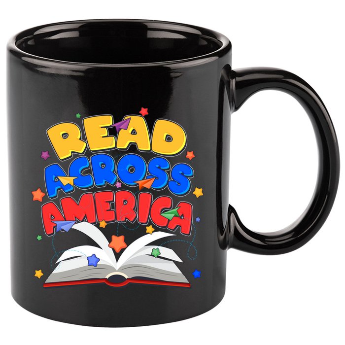 Read Across America Book Lover 11oz C Handle Ceramic Mug