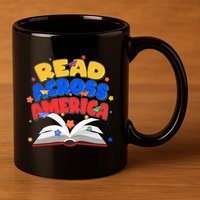 Read Across America Book Lover 11oz C Handle Ceramic Mug