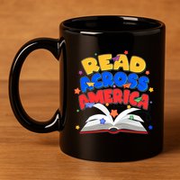 Read Across America Book Lover 11oz C Handle Ceramic Mug