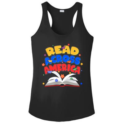 Read Across America Book Lover Ladies PosiCharge Competitor Racerback Tank