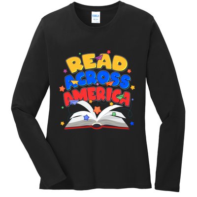 Read Across America Book Lover Ladies Long Sleeve Shirt