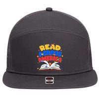 Read Across America Book Lover 7 Panel Mesh Trucker Snapback Hat