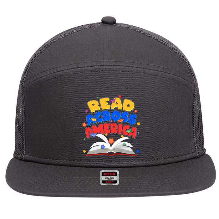 Read Across America Book Lover 7 Panel Mesh Trucker Snapback Hat