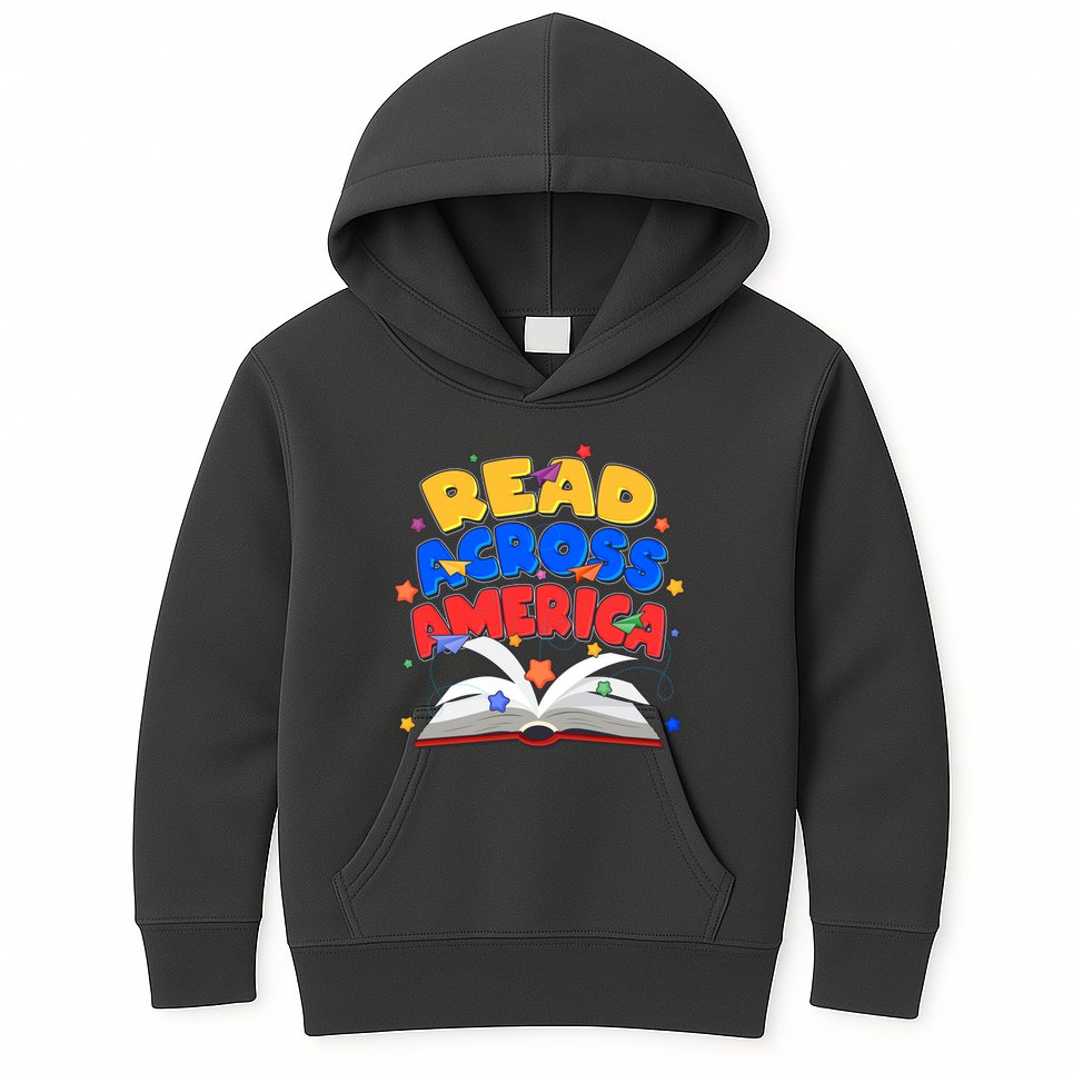 Read Across America Book Lover Kids Hoodie
