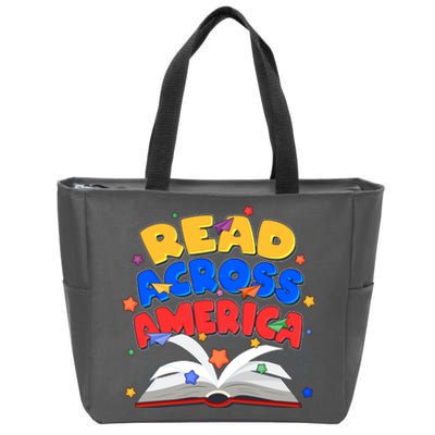 Read Across America Book Lover Zip Tote Bag