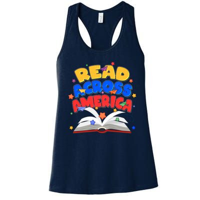 Read Across America Book Lover Women's Racerback Tank