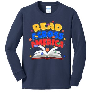 Read Across America Book Lover Kids Long Sleeve Shirt