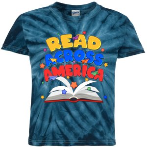 Read Across America Book Lover Kids Tie-Dye T-Shirt