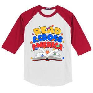 Read Across America Book Lover Kids Colorblock Raglan Jersey