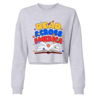 Read Across America Book Lover Cropped Pullover Crew