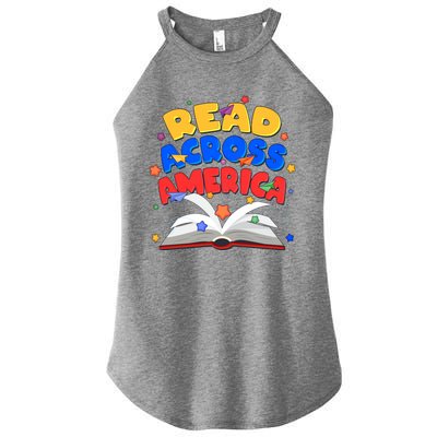 Read Across America Book Lover Women's Perfect Tri Rocker Tank