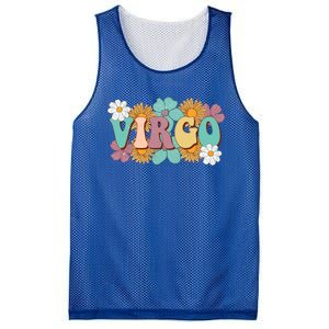 Retro Astrology August September Birthday Zodiac Sign Virgo Great Gift Mesh Reversible Basketball Jersey Tank