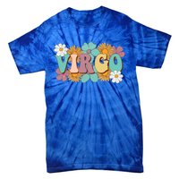 Retro Astrology August September Birthday Zodiac Sign Virgo Great Gift Tie-Dye T-Shirt