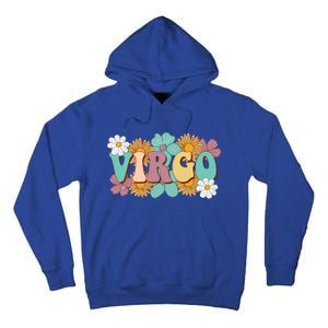 Retro Astrology August September Birthday Zodiac Sign Virgo Great Gift Tall Hoodie